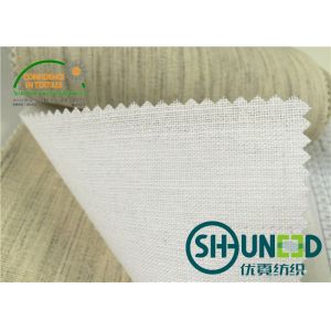 Class Suit Bonded Interlining , Bump Interlining Canvas Fabric