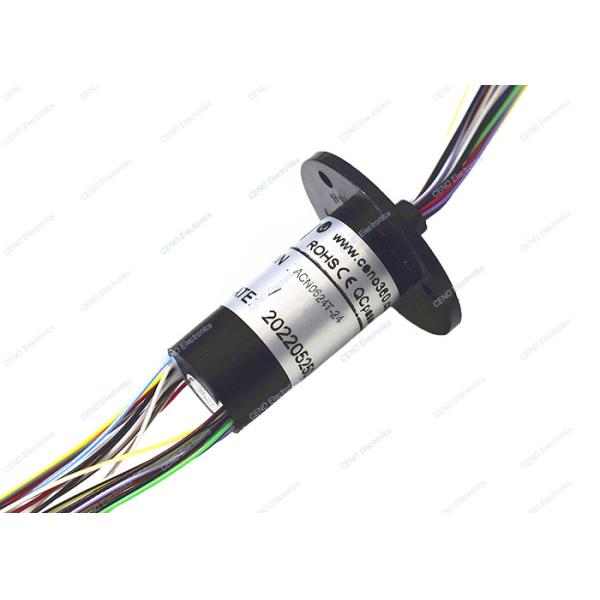 Buy IP40 Slip Ring Capsule 24 Ckt Speed 300 Rpm Aluminum Alloy at wholesale prices