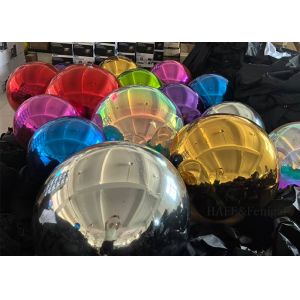 Outdoor Decoration With Double-Layer Inflatable PVC Mirror Balls In Various