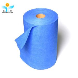 Quality Eco Friendly Breathable Waterproof PP Non Woven Fabric Roll White Dot Pattern for sale