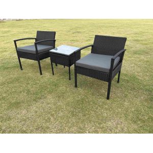 indoor garden compact rattan bistro set Combination Patio Garden Sofa Balcony