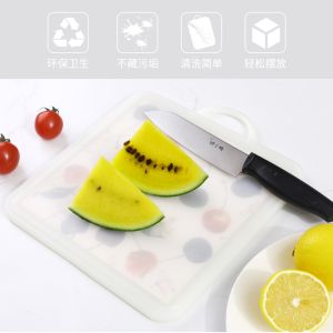 Square Double Side Seafood Raw Fish Plastic Chopping Board