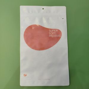 China Non Woven Custom Matte Frosted Biodegradable Plastic Packaging Zipper Bags on sale