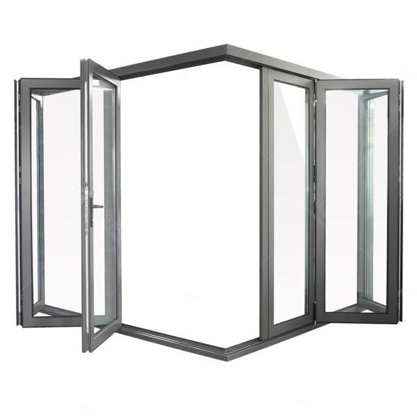 Buy Exterior Anodized 1.3mm Aluminium Bifold Doors at wholesale prices