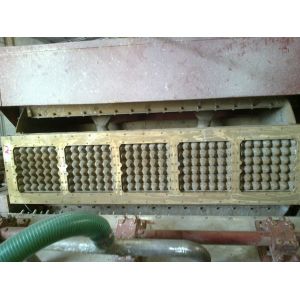 CE Certified Egg Carton Making Machine 6 Cells Tray Moulding