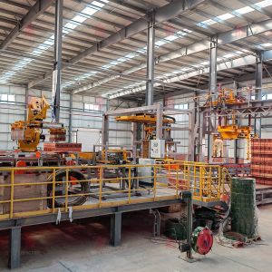 Steel Automated Unloading and Packing for Customizable Clay Brick Making Process