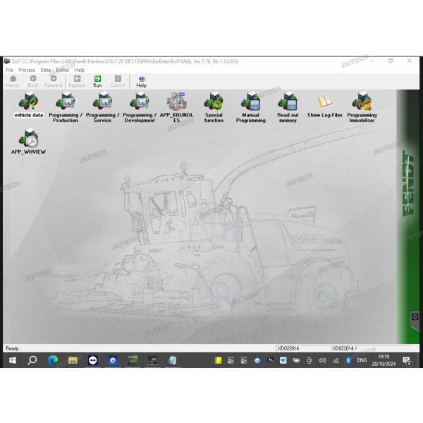 AGCO EDT Electronic Diagnostic Tool for Massey Ferguson Fendt Tractors CANUSB Compatible