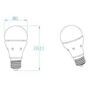 3W Energy Saving Samsung 5252 CE LED Lamp Bulbs