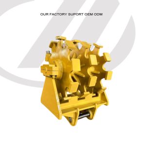 Excavator Compaction Wheel High Precision 360 Kg Self Weight