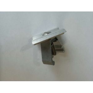 China Mill Finished Solar Roof Mounting Systems , Aluminum Solar End Clamp on sale