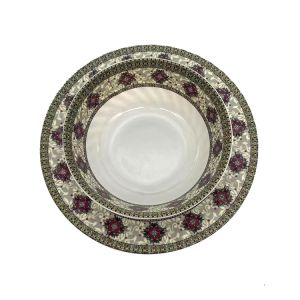 Round Ripple Melamine Bowls Home / Restaurant 7 Inch 531 Series