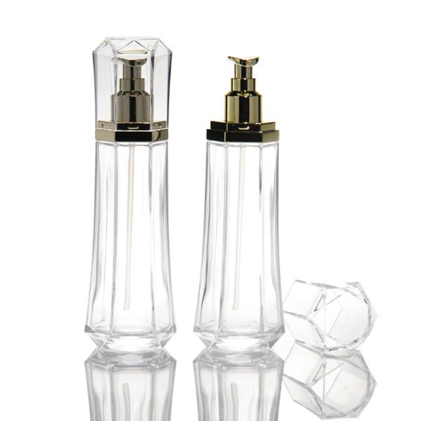 Buy Glass Lotion Bottle With Pump For Cosmetic Skincare at wholesale prices