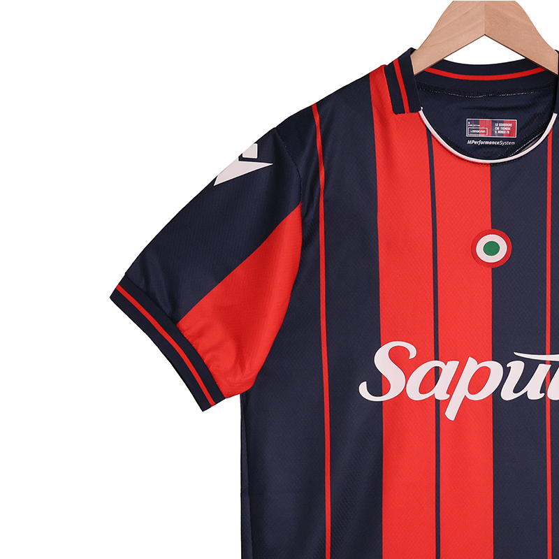 2025-2026 Bologna Home Jersey - Unisex Slim Fit Football Shirt