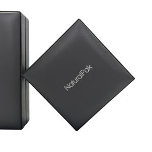 Black PU Luxury Jewelry Packaging Boxes