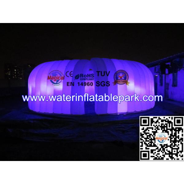 Colorful Fences Marquee Inflatable Lighting Tent 8m x 7m CE / UL / SGS
