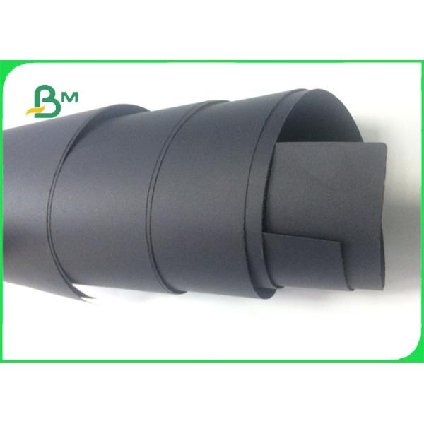 Fashionable 300gsm Black Cardboard Board Paper For Hangtags Anti - Curl