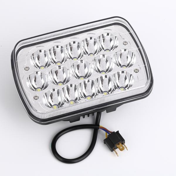 Three Row LED Pod Headlights 45 Watt Housing Material 6063 Aluminum Alloy