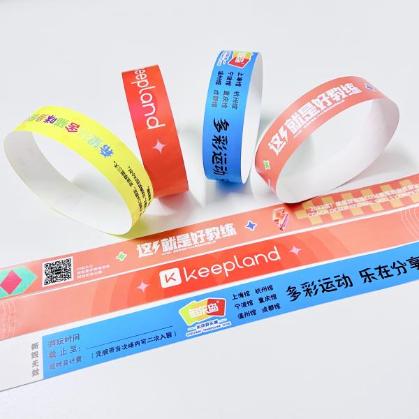 Buy UV Resistant Customized Wristband with Security Slits for Sale at wholesale prices
