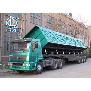 Cargo Side Dump 80 Tons Semi Trailer Trucks
