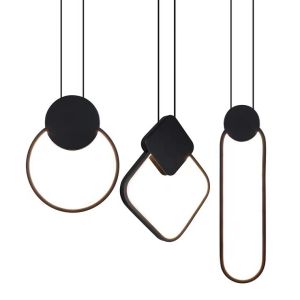 Lampara Black Small Decorative Metal Pendant Light For Restaurant