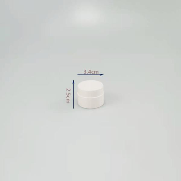 Silk-screen Printing 5g 10ml 10g 15ml 30g 1oz Plastic PP Empty Black Nail UV Gel Jars