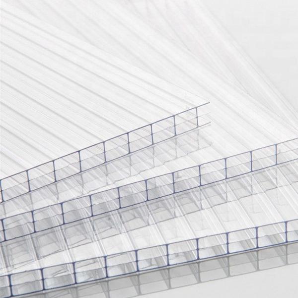Buy Pc Material Plastic Polycarbonate Sheet Pc Hollow Sheeting for Swimming Pool Roof Covering at wholesale prices