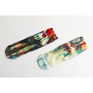 61% Polyester Unisex 3D Printed Socks With Sweat Absorbent