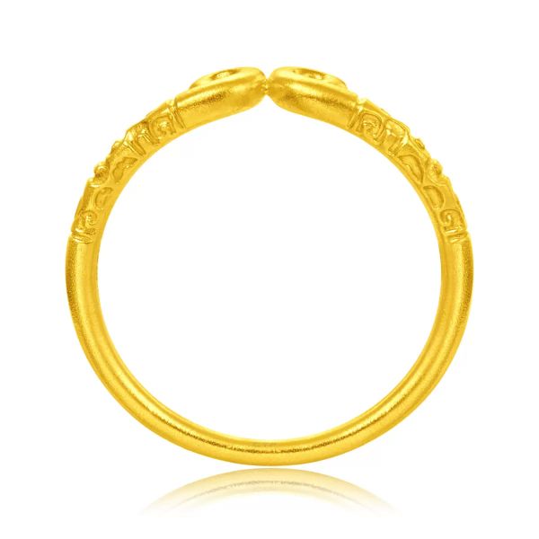 Buy Sleek 18K Gold Statement Rings at wholesale prices