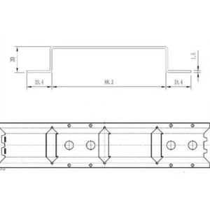 Gcr15 Chrome coated HRC62 Fire Damper Roll Forming Machine