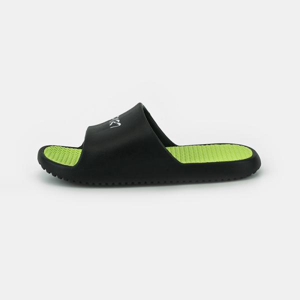 Kids OEM Green Textured Sole EVA Slide Sandal For Sport
