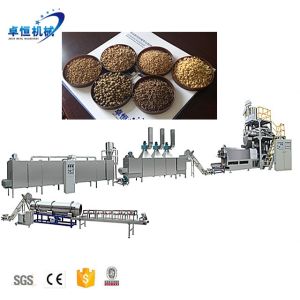 Double Screw Pet Fish Food Machine Plant Fish Feed Production Line with Fast