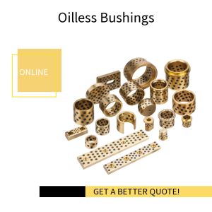 Metallic Self Lubricating Bronze Slip Effects | Oilless impregnated graphite