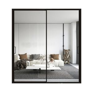 Producing Aluminum Narrow Frame Sliding Tempering Glass Doors with Minimalist