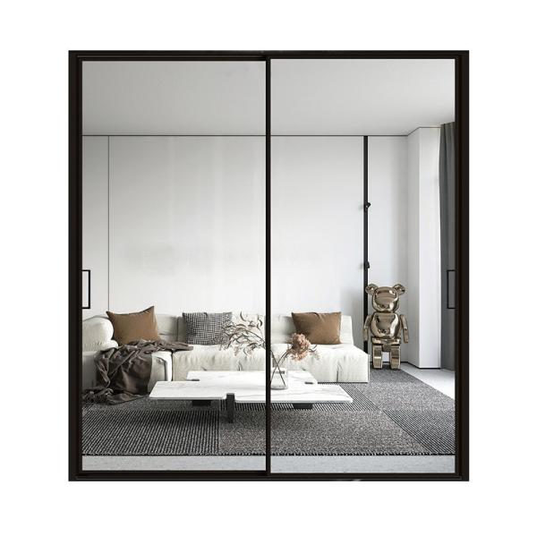 Producing Aluminum Narrow Frame Sliding Tempering Glass Doors with Minimalist