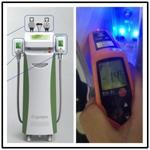 26% Fat Loss Cryolipolysis Fat Freezing Machine / Body Slimming Cryolipolysis