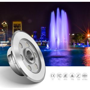External Control SS316L DC24V Led Pool Fountain Lights SMD3535
