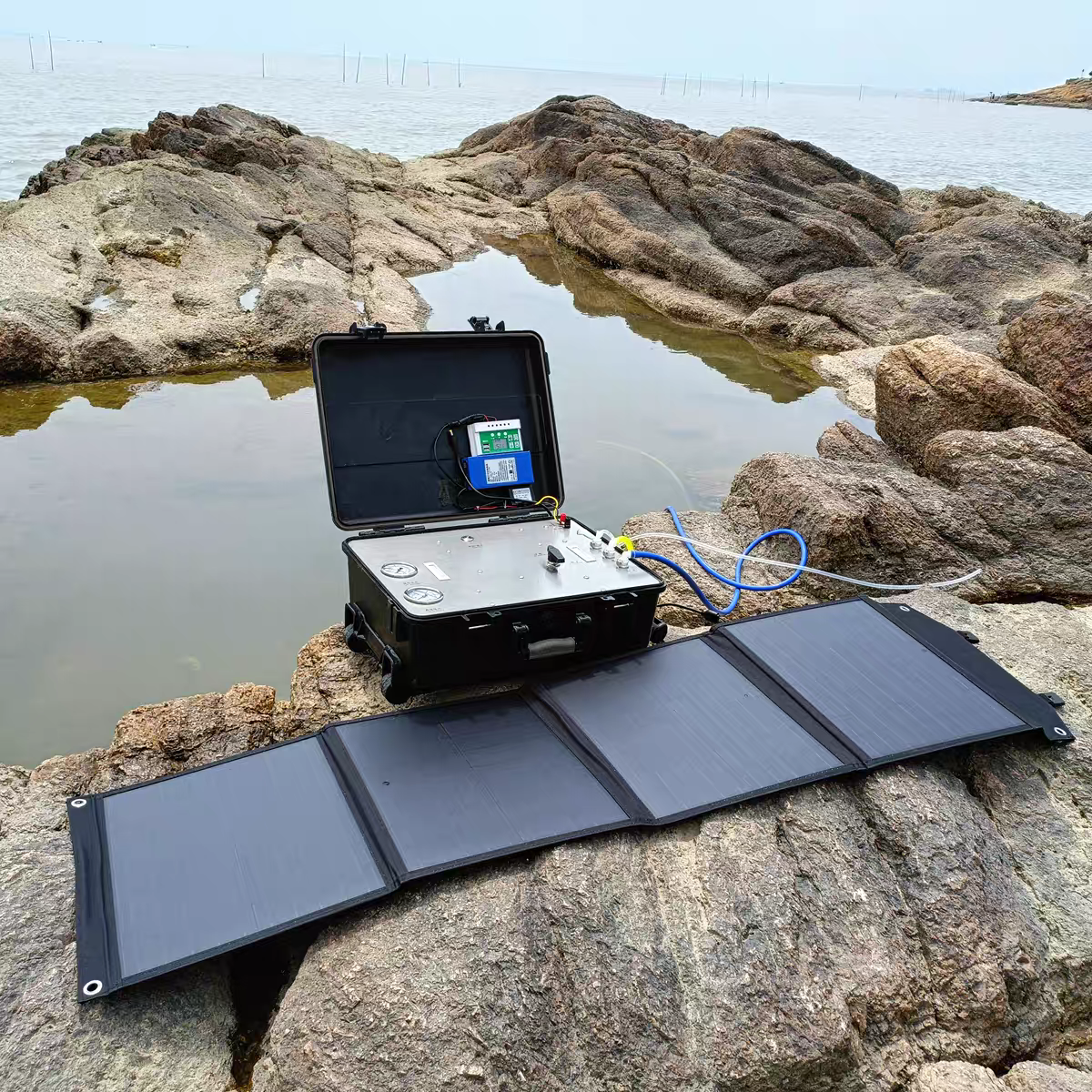 Solar-Powered Marine Water Purification System