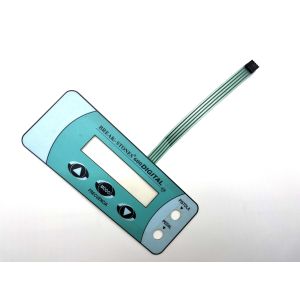 FPC Flex Circuit Two Membrane Switch Prototype With 1.0MM Pitch Of ZIF Connector