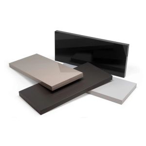 China Wood Fiber Wardrobe 4×9FT PET Laminated MDF Panels on sale