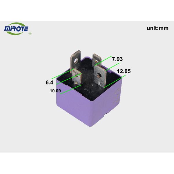 Purple cover 80 amp car relay, 24 volt relay 4 pin metal plate high power relayhigh power dc solid state relay