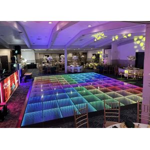 China SMD3535 Sound Active Dj Led Disco Dance Floor Warm White Beam Panels