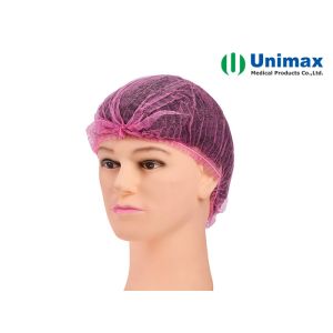 Single Elastic 20gsm Disposable Non Woven Cap