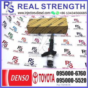 Common Rail Fuel Injector 23670-30140 095000-6760 for 1KD/2KD-FTV