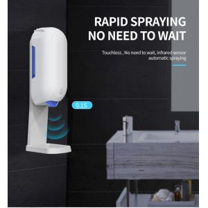 ABS FCC 1100ml Contactless Automatic Liquid Hand Sanitizer Wall Mounted