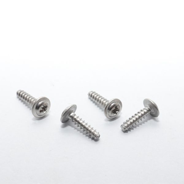 Ultra-Thin 1.5mm Galvanized Micro Screw with Slotted Flat End for Precision Electronics