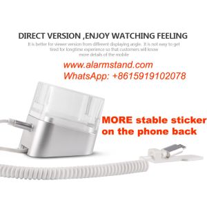 COMER security cable mobile charger holder cell phone display security system