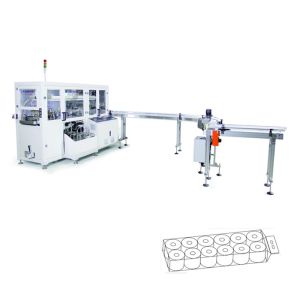 Fully automatic facial tissue baby wet tissue 3 bags packing machine