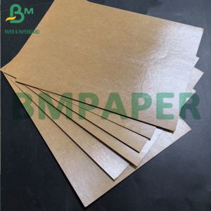 300g+18g PE Single Side Coated Greaseproof Unbleached Kraft Paper