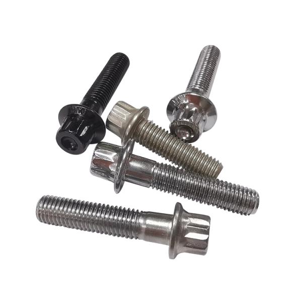 Ferry Cap Head Screws / Ferry Bolts i.e Chrome Flange Head 12-Point Cap Screws