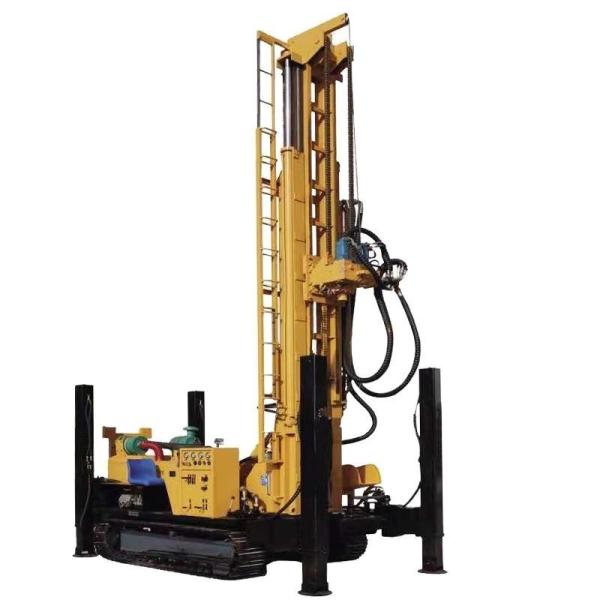 Buy Multifunctional 800m Deep Hydraulic Crawler Water Well Drilling Rig at wholesale prices
